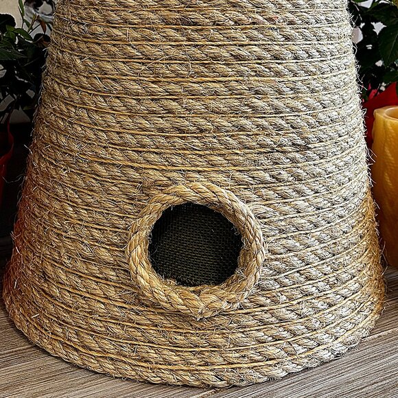 Bee Skep Made from Sisal and Hemp - Large Size - Picture 4 of 5